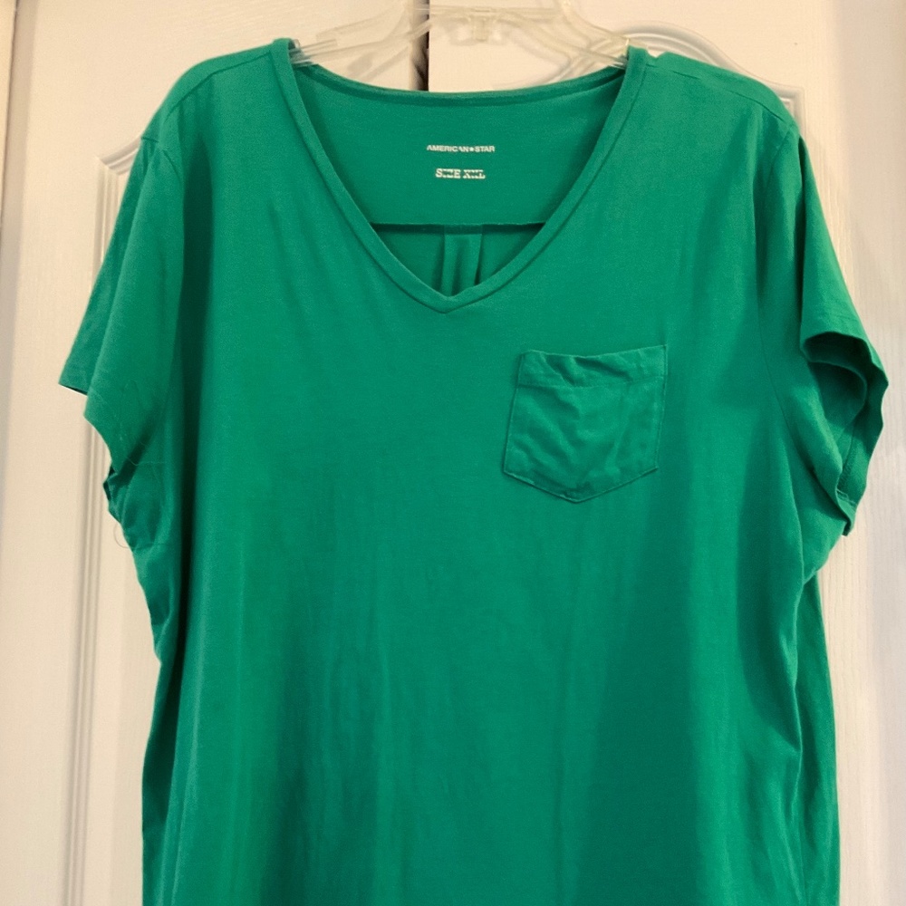 Women’s American Star green t-shirt XXL